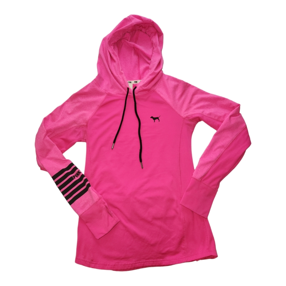 Pink hoodie in hot‎ pink